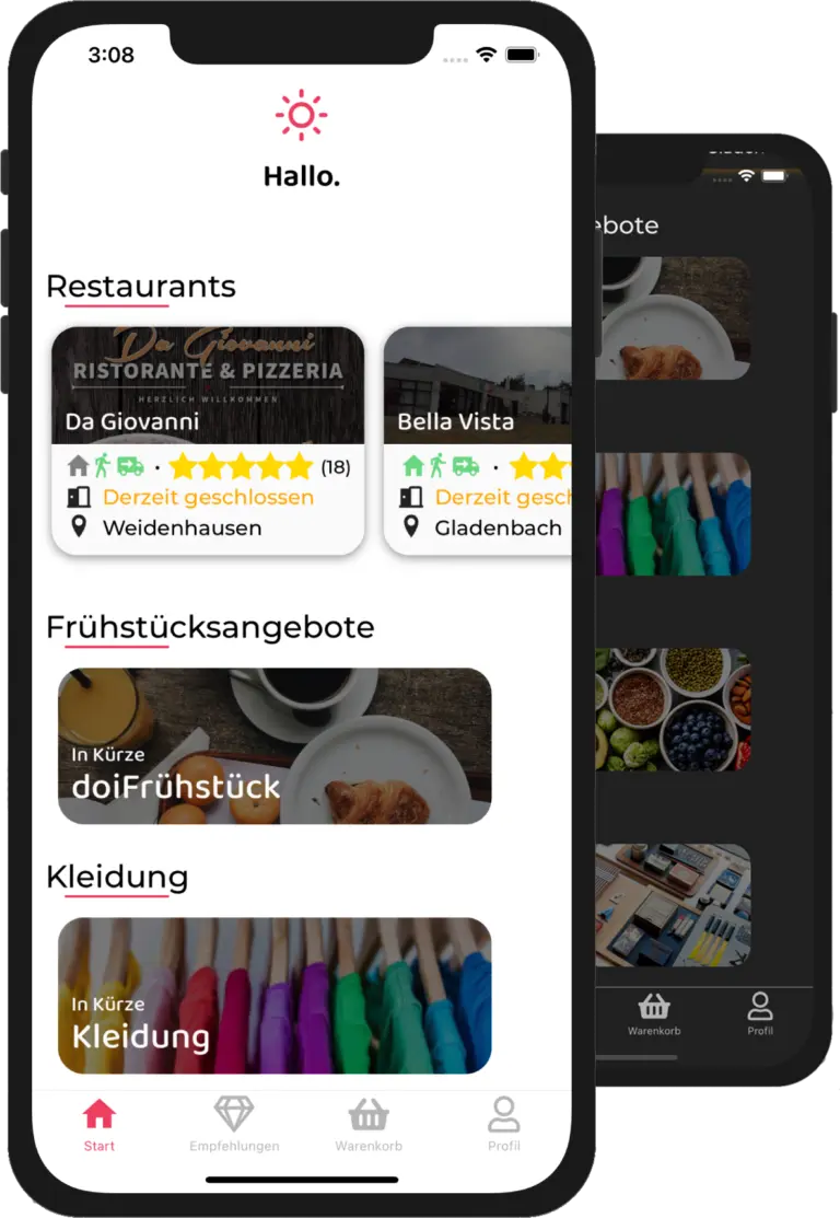 ferron Café Restaurant Bistro Lahn-Dill-Bergland-Therme Bad Endbach, App doiApp